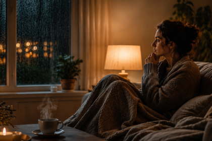 peaceful bedroom atmosphere for prayer and anxiety relief during stressful moments
